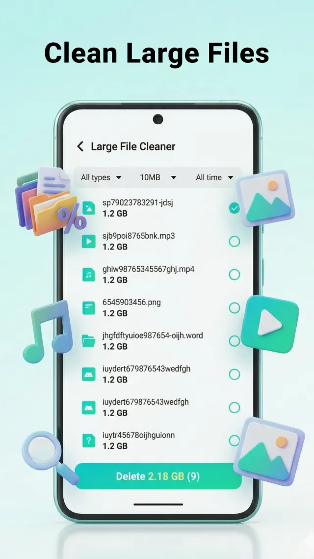 CelerClean: Cleanup Tools - Screen 2