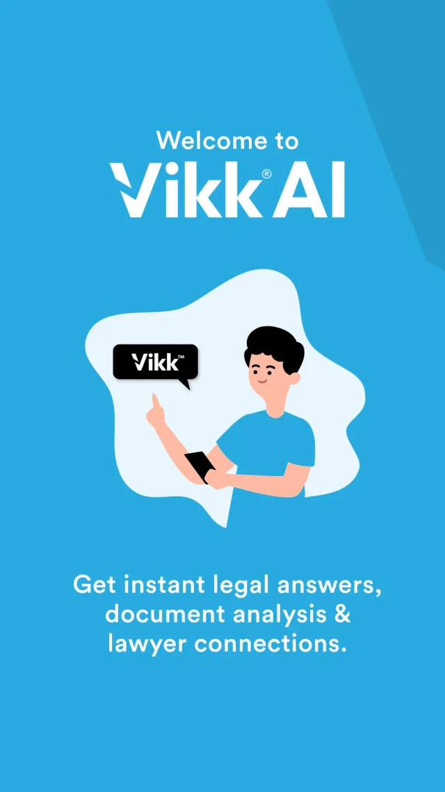 Vikk - AI Lawyer & Legal Help - Screen 1