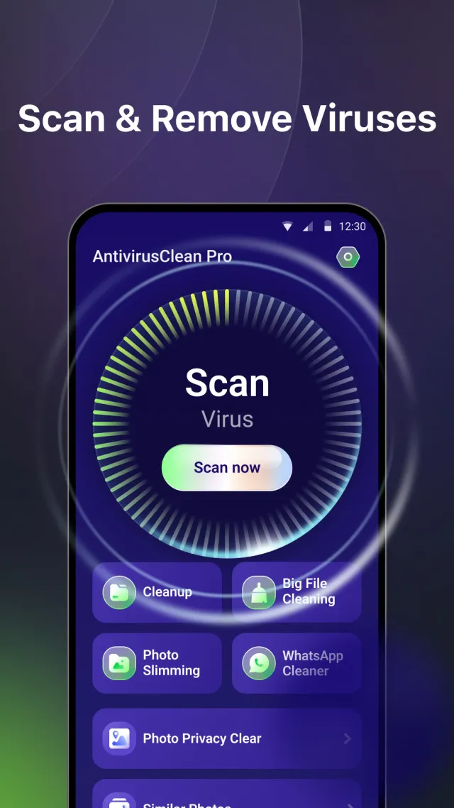AntivirusClean Pro & Security - Screen 1