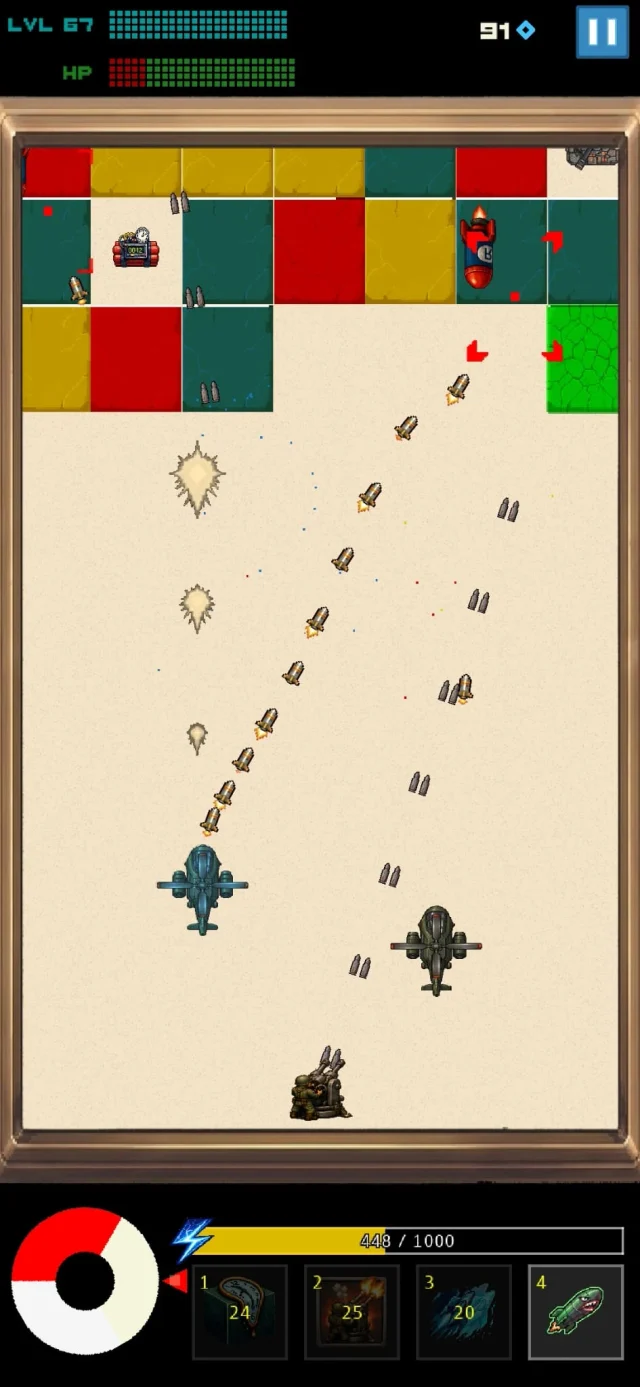 Blocked Pixel Panzer - Screen 1