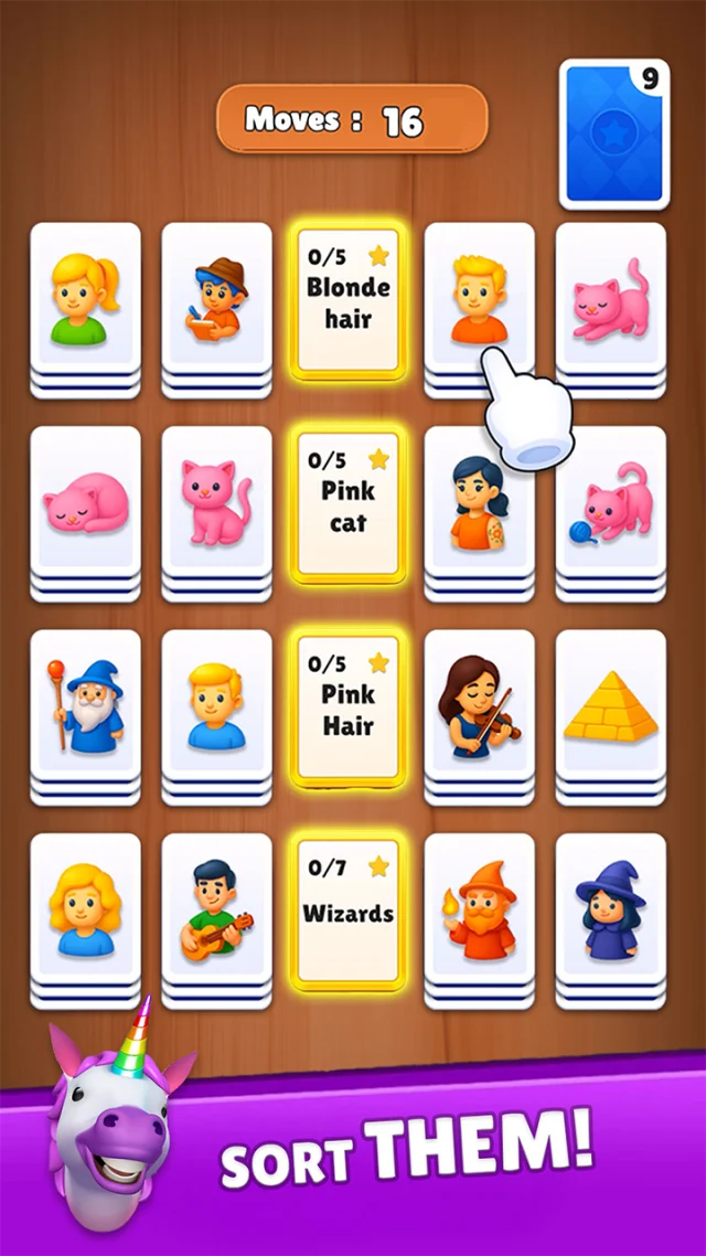 Category Sort - Screen 4