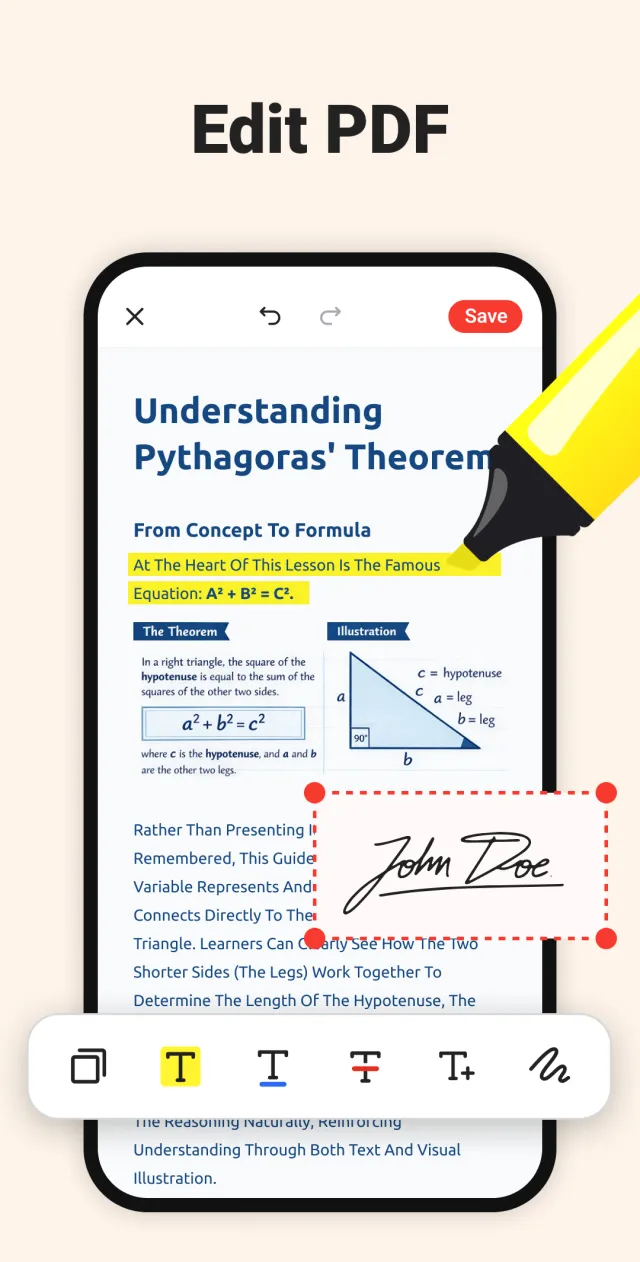 PDF Reader - Reader & Editor - Screen 2