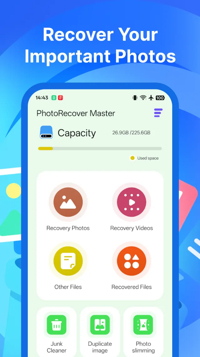 PhotoRecover Master & Restore - Screen 1