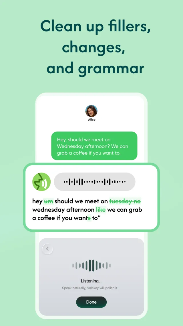 Voiskey: AI Voice Typing - Screen 2