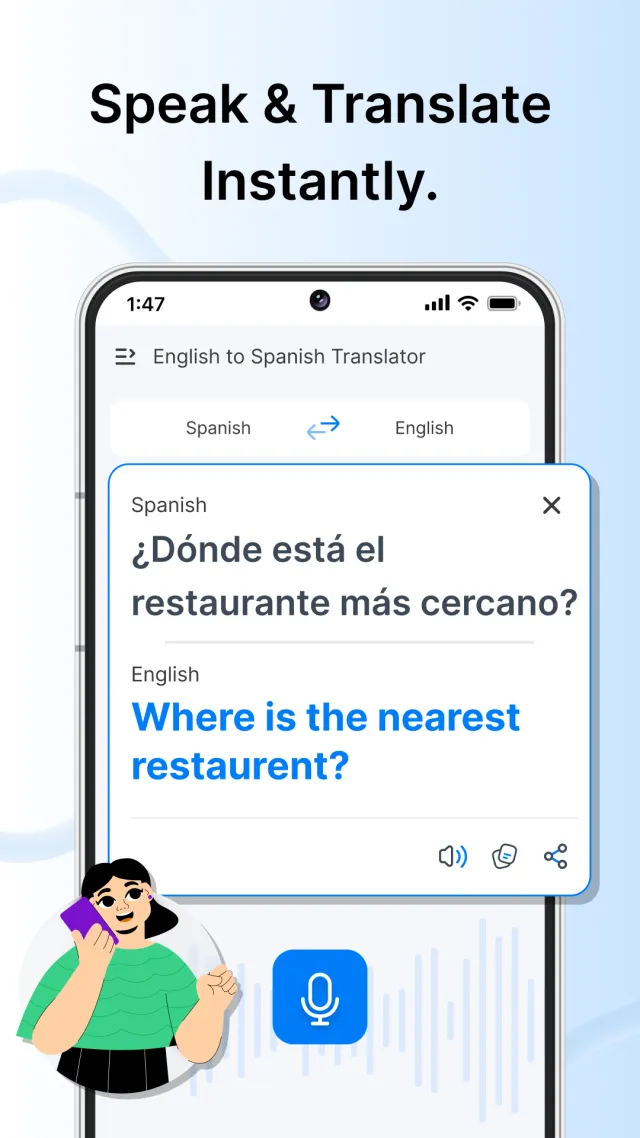English to Spanish Translator - Screen 2