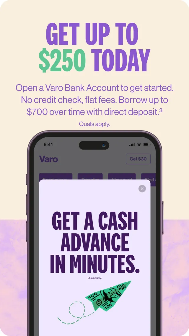 Varo Bank: Online Banking - Screen 2
