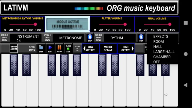 ORG Music Keyboard Simulator - Screen 5