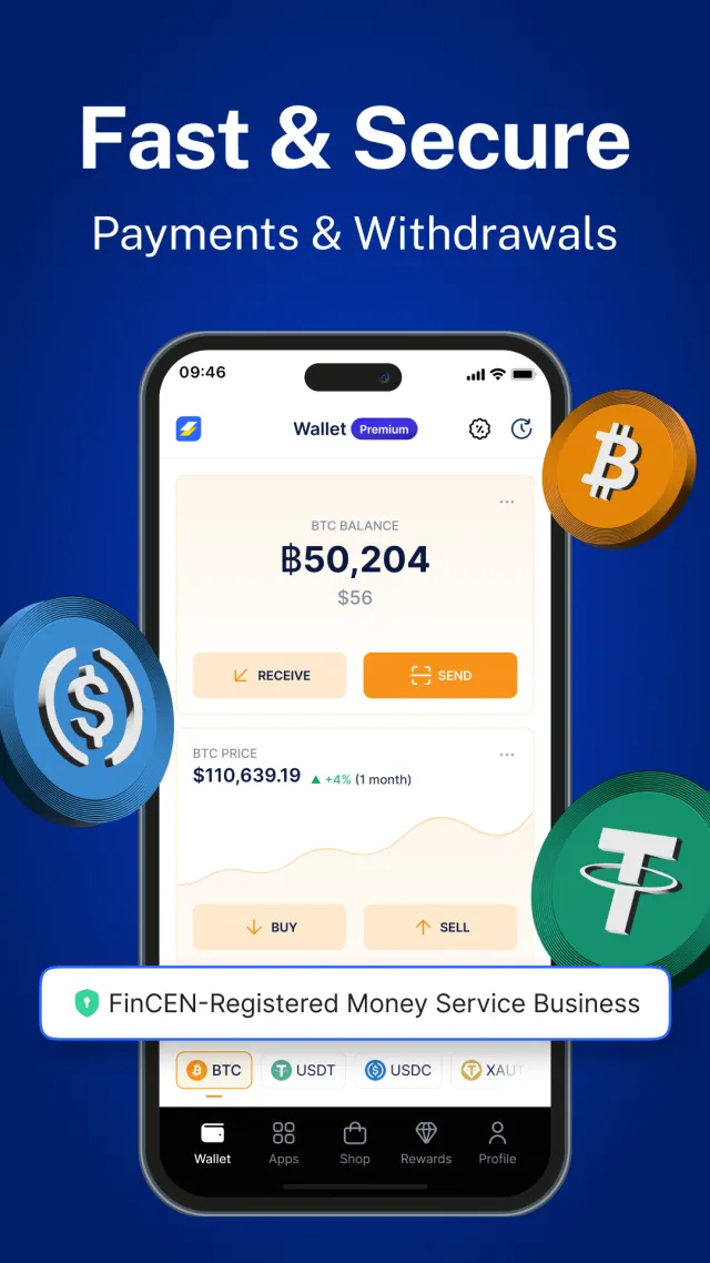 Speed Wallet - Buy Bitcoin - Screen 3