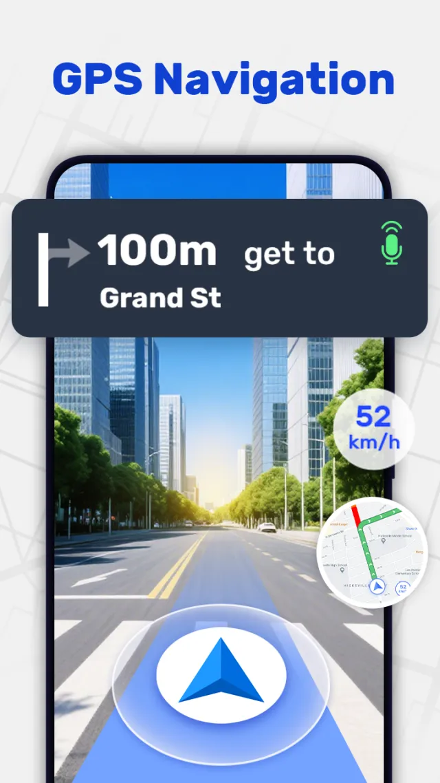 GPS Navigation Route Finder - Screen 1