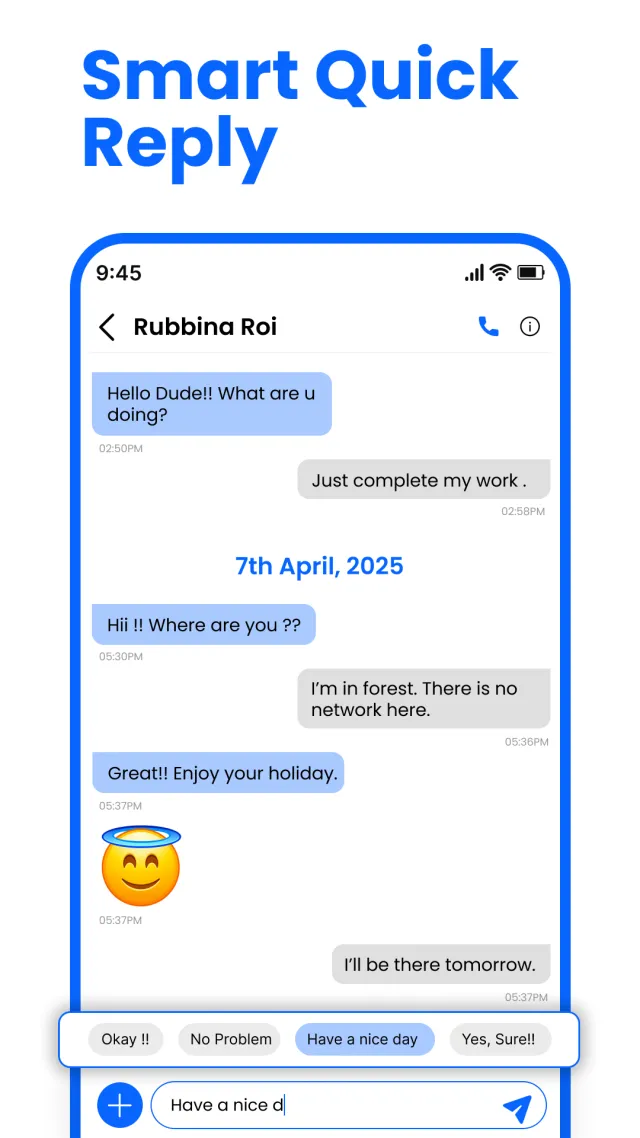 Messenger: SMS Home Launcher - Screen 6