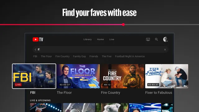 YouTube TV: Live TV & more - Screen 4