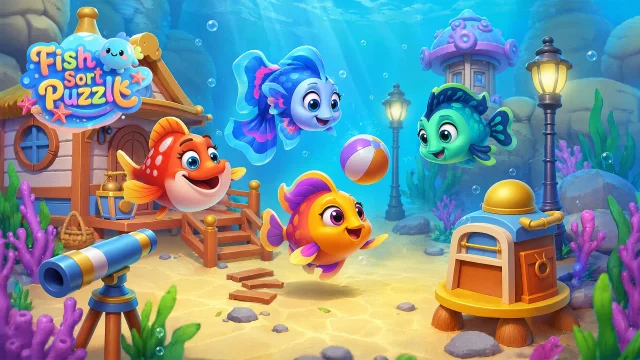 Fish Sort Puzzle: Fish Games - Screen 7