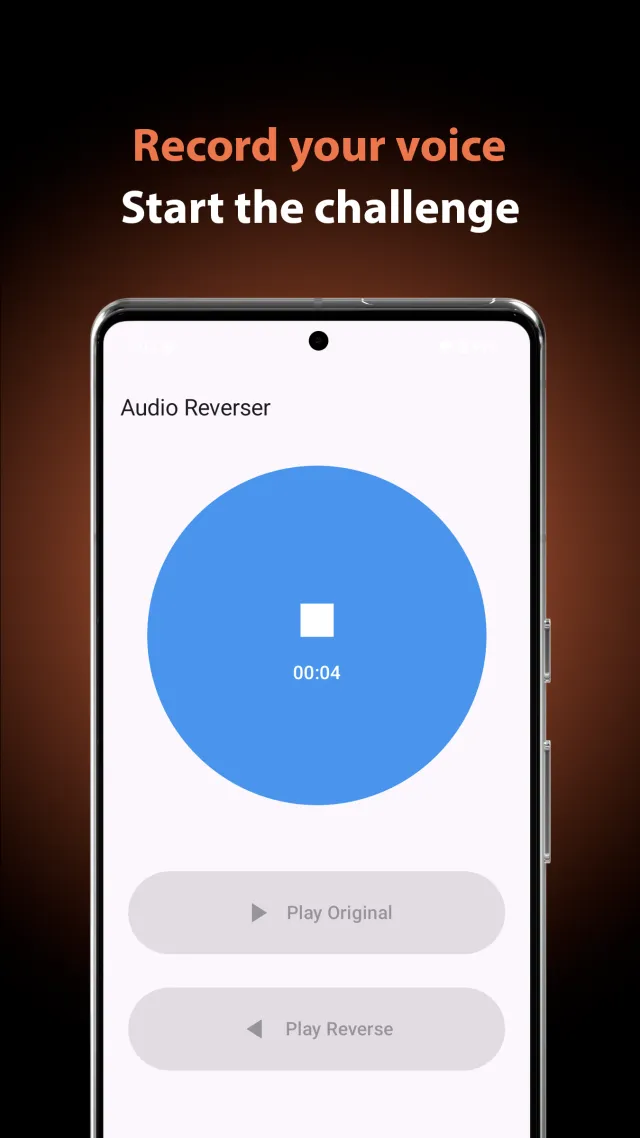 Reverse Audio: Reverse Singing - Screen 2