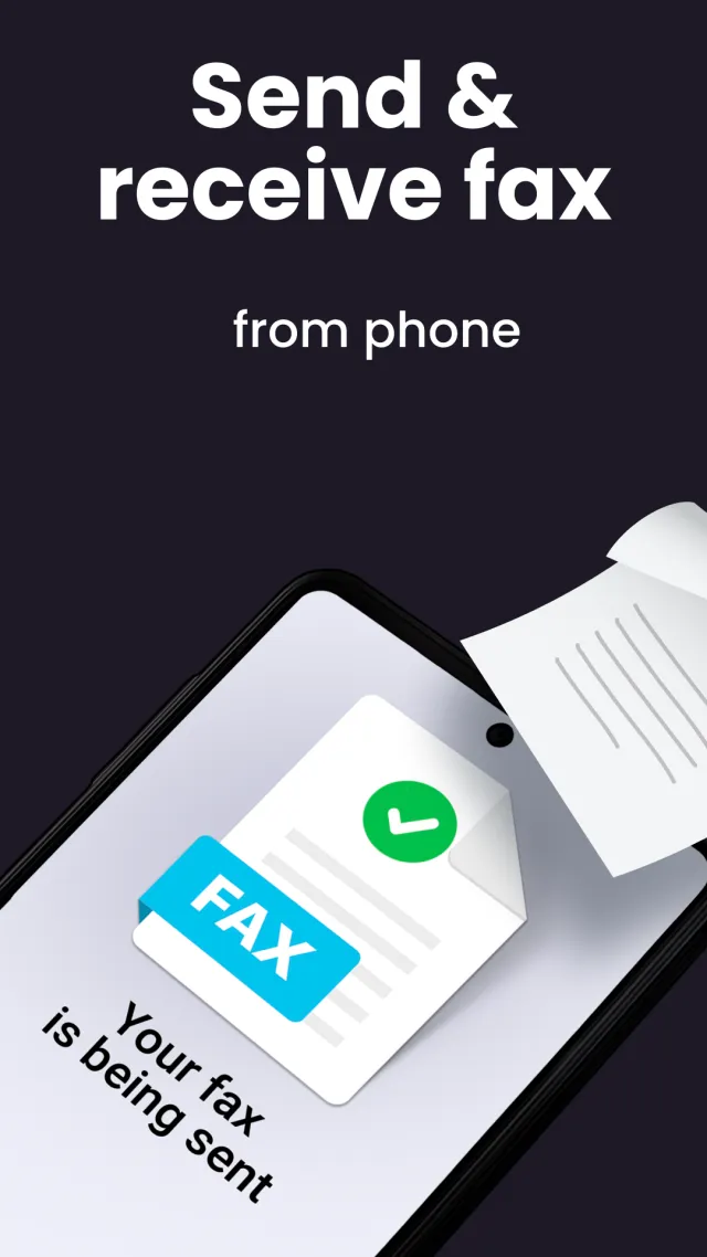 FAX App: Send Faxes from Phone - Screen 1