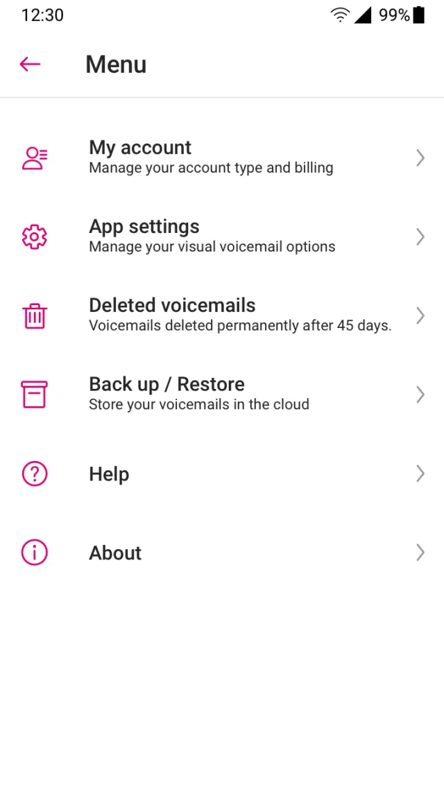 T-Mobile Visual Voicemail - Screen 6