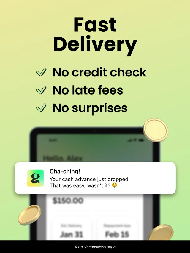 Grant Cash Advance - Screen 8
