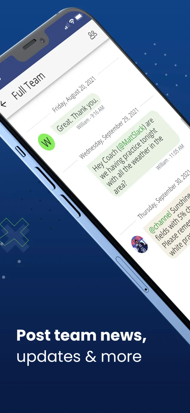 GotSport Team App - Screen 2