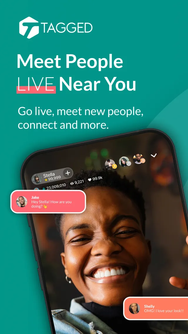 Tagged - Meet, Chat & Dating - Screen 1