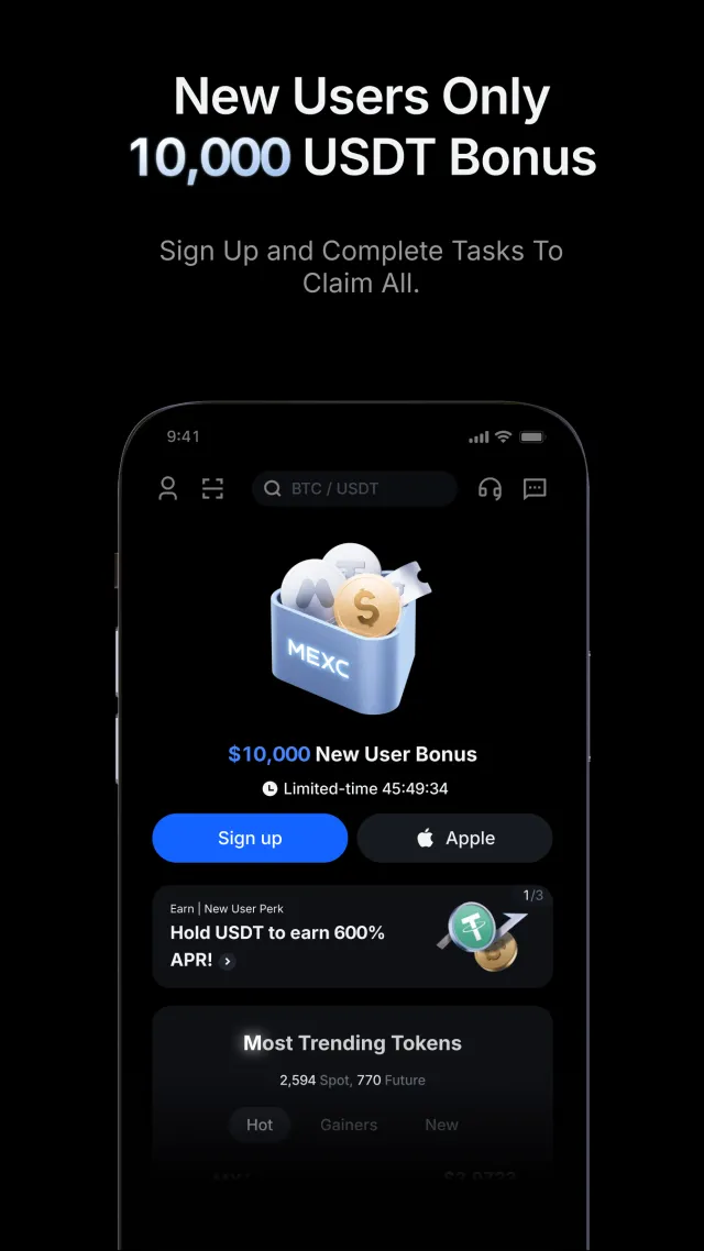 MEXC: Buy Bitcoin & Crypto - Screen 4