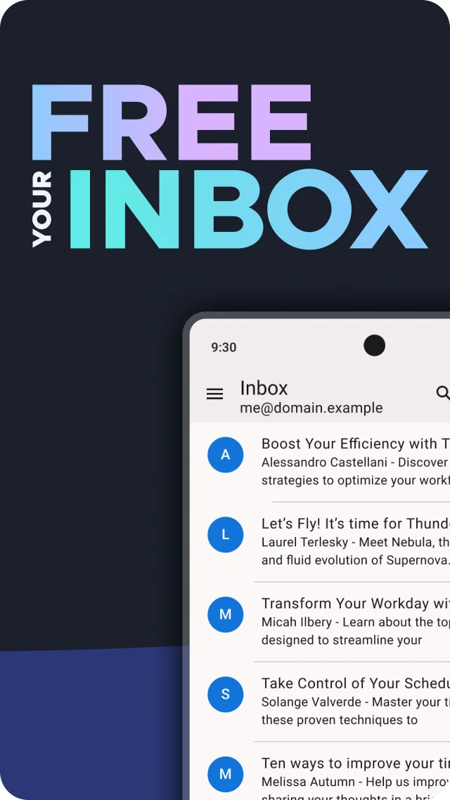 Thunderbird: Free Your Inbox - Screen 1