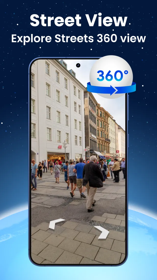 Live World Map: Satellite View - Screen 3