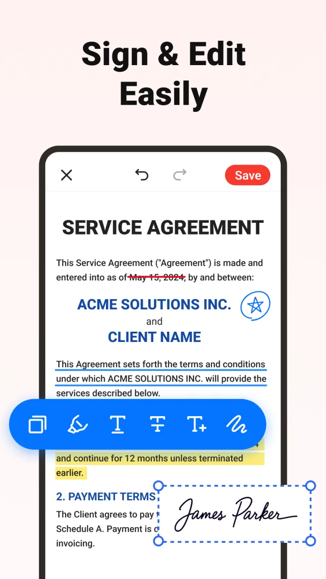 Avo PDF Reader: Viewer & Edit - Screen 4