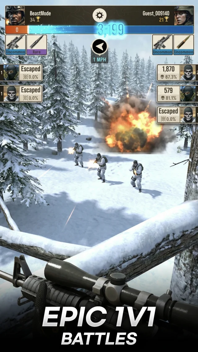Sniper Battle: 3D War Shooter - Screen 1