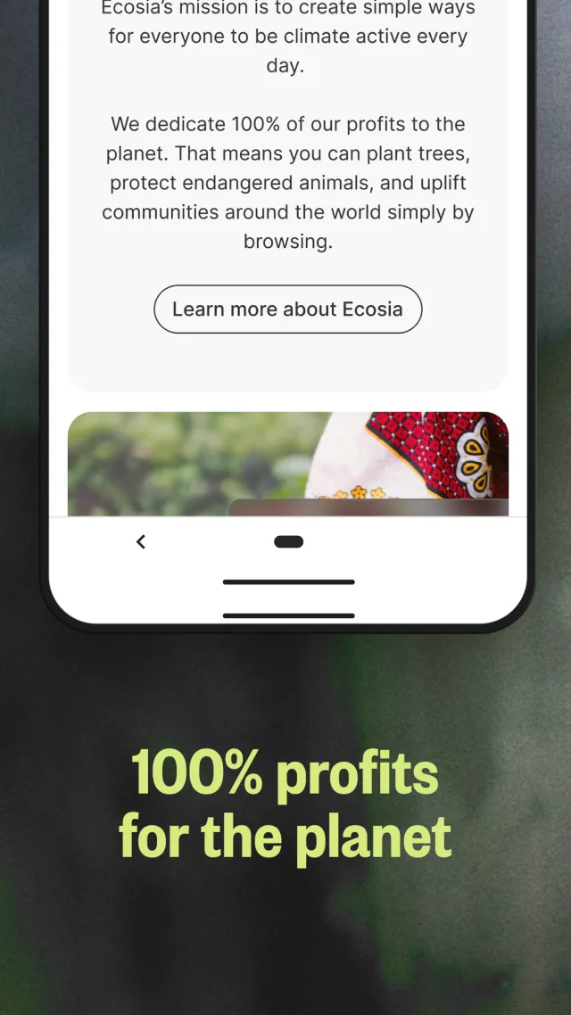 Ecosia: Search to plant trees - Screen 4