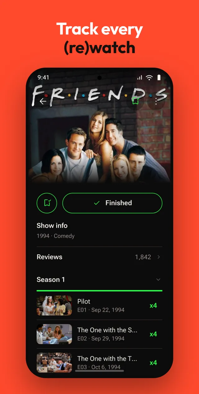 Bingers: TV & Movie Tracker - Screen 5