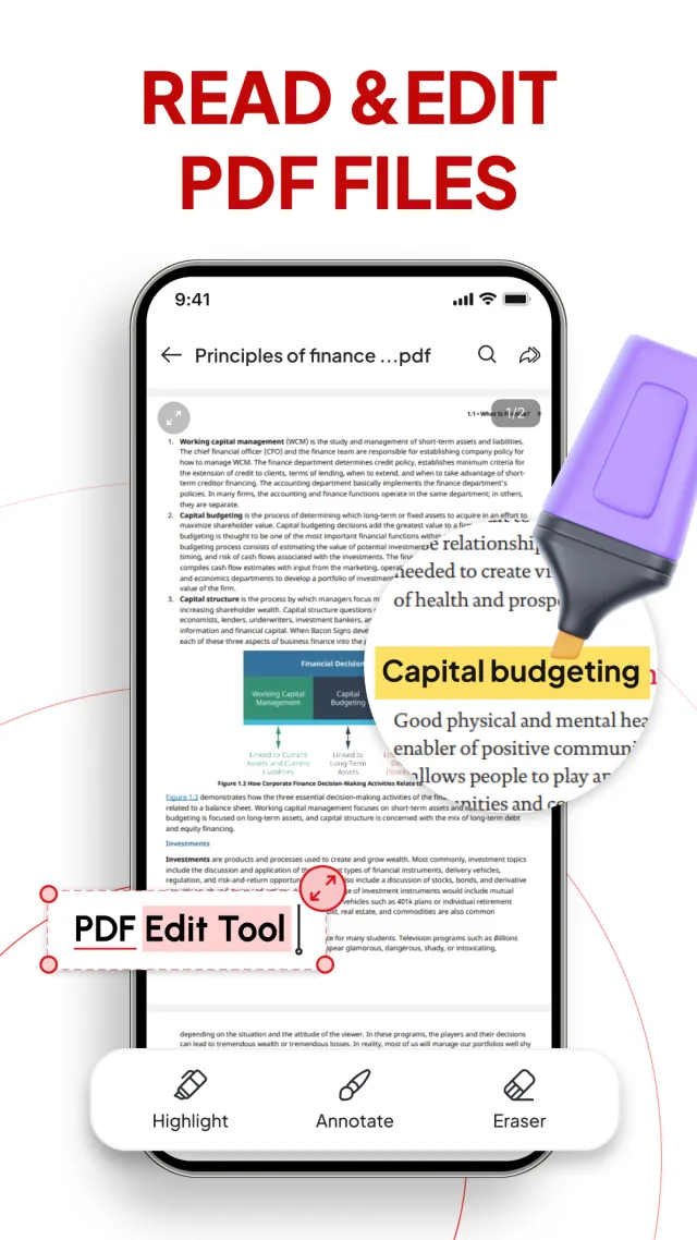 PDF Reader & PDF File Edit - Screen 4