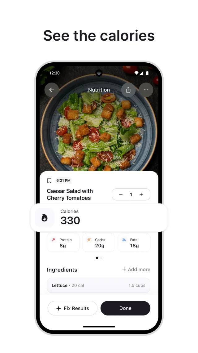 Cal AI - Food Calorie Tracker - Screen 3
