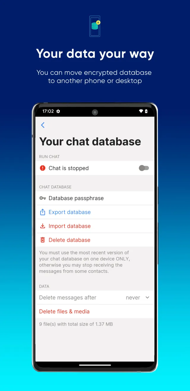 SimpleX Chat - Screen 7