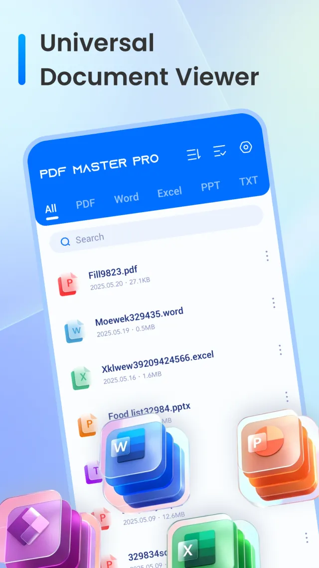 PDF Master Pro & Doc Reader - Screen 1
