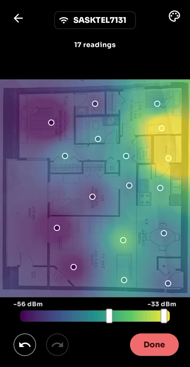 NetLens: Wifi Heatmap Survey - Screen 6