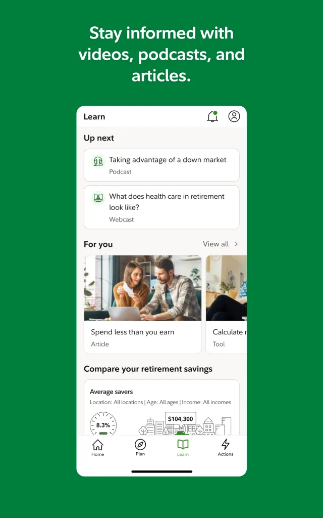 NetBenefits - Fidelity at Work - Screen 8