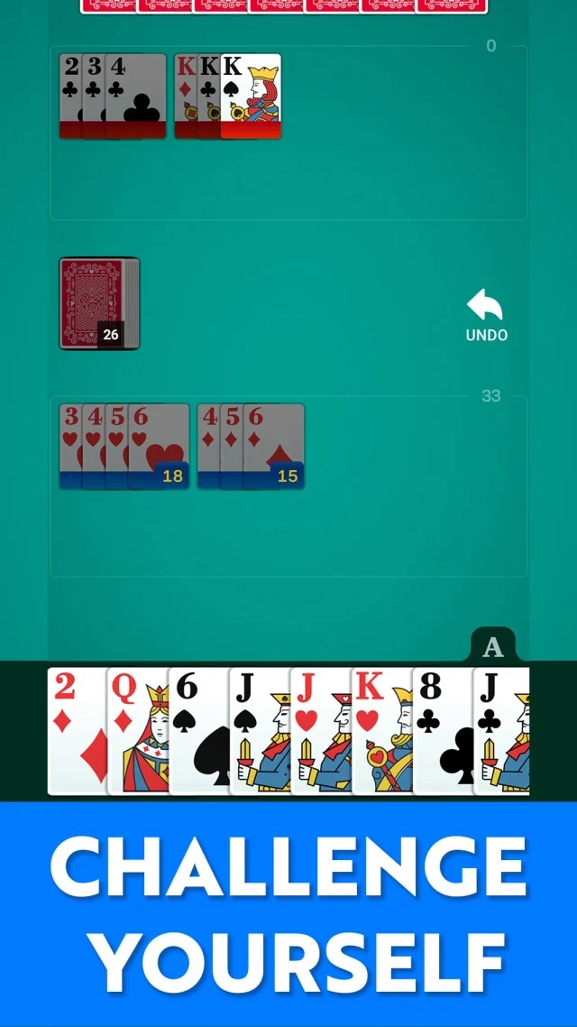 Rummy 500 - Card Game - Screen 2