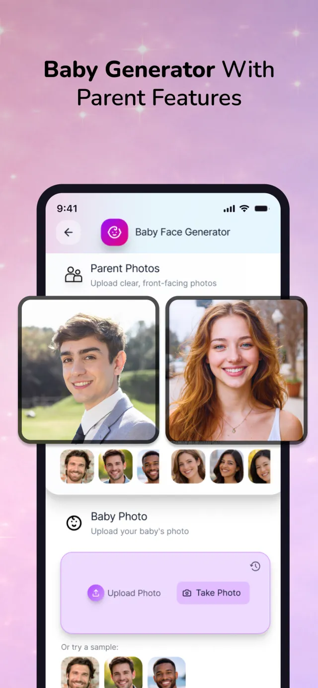 Future Baby AI Photo Generator - Screen 2