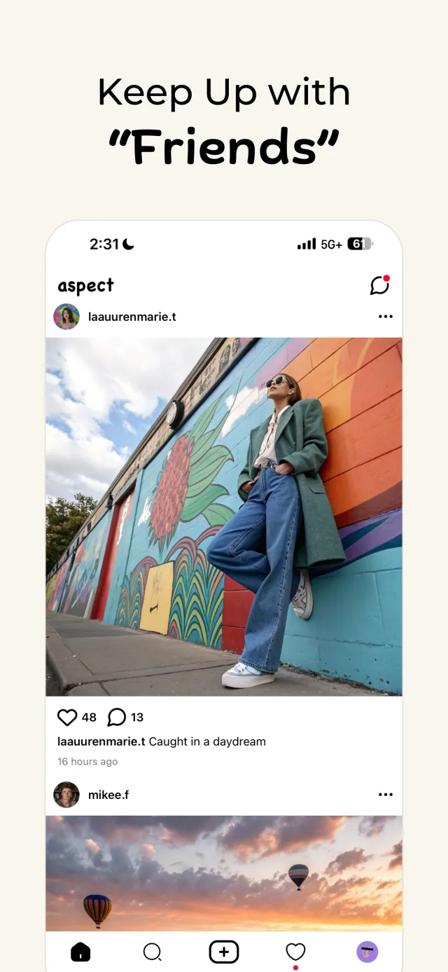 Aspect: AI-Only Social Media - Screen 2