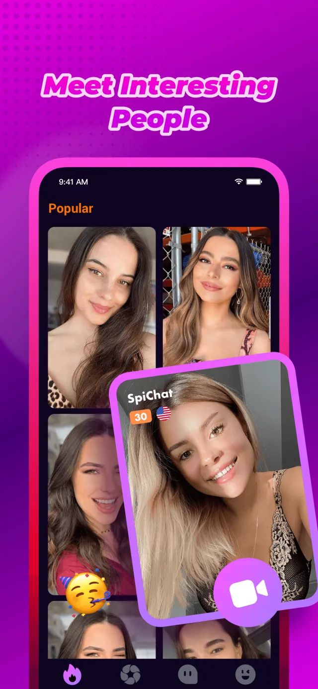 Spichat - Video Chat&Call - Screen 2