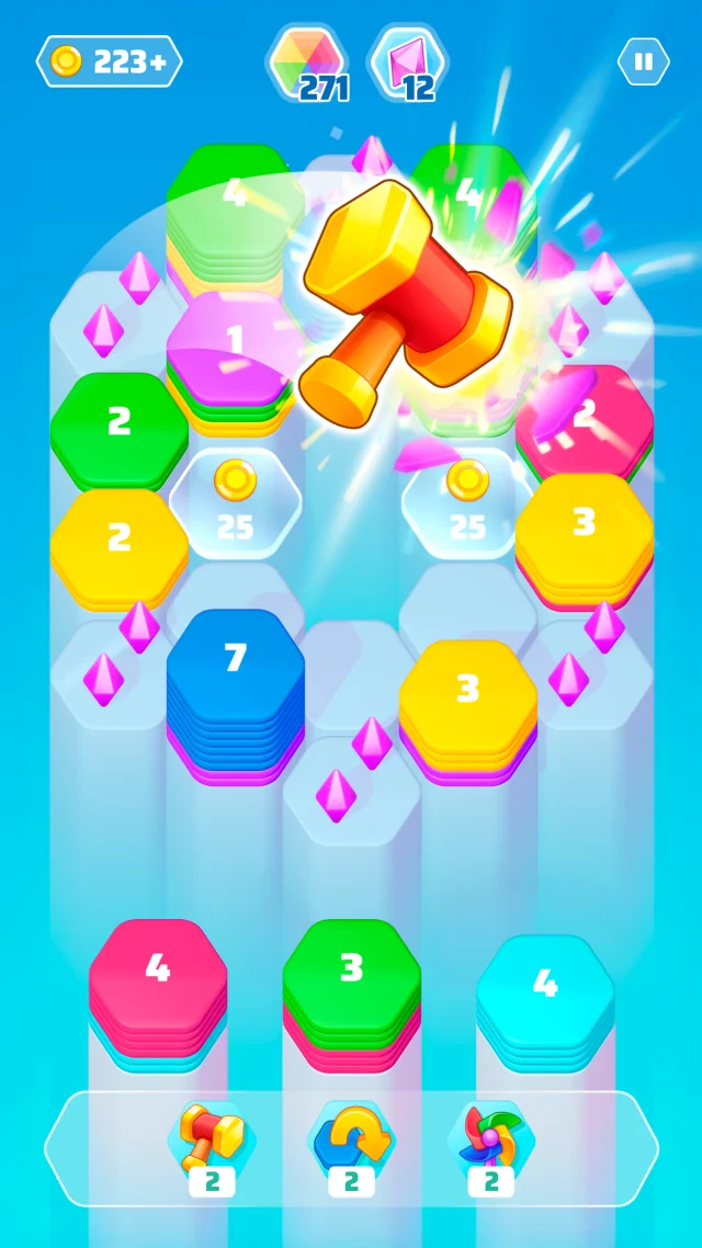 Color Slide - Hexa Puzzle - Screen 3