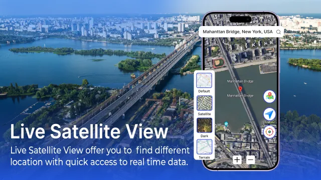 Earth Map Satellite: View - Screen 2