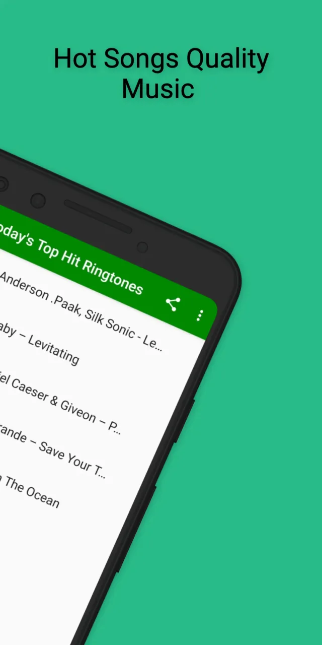 Today's Hit Music Ringtones - Screen 2