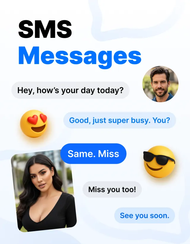 SMS Messages App - Screen 1