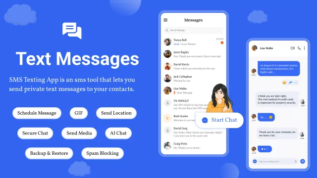 Messages - Screen 1