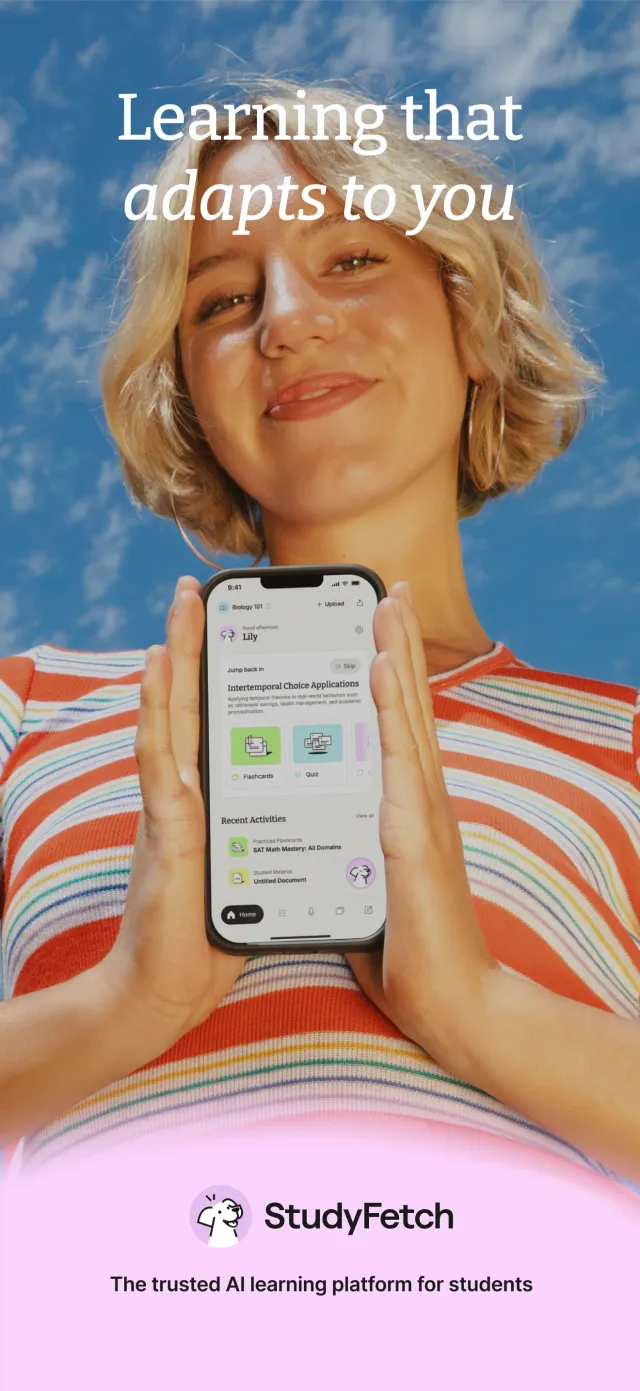 StudyFetch - Screen 1