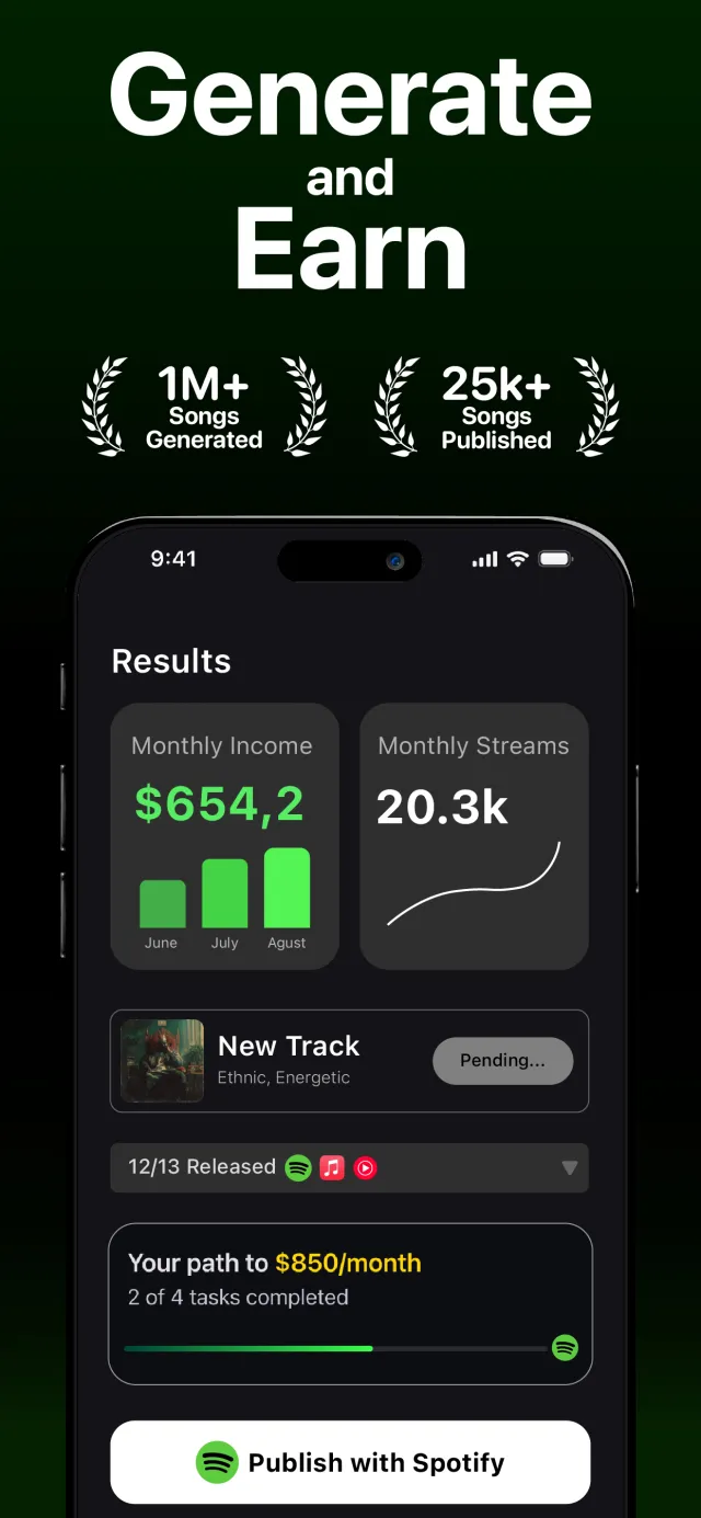 Banger for Artists - Screen 1