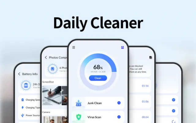 Daily Cleaner: Antivirus, Junk - Screen 1