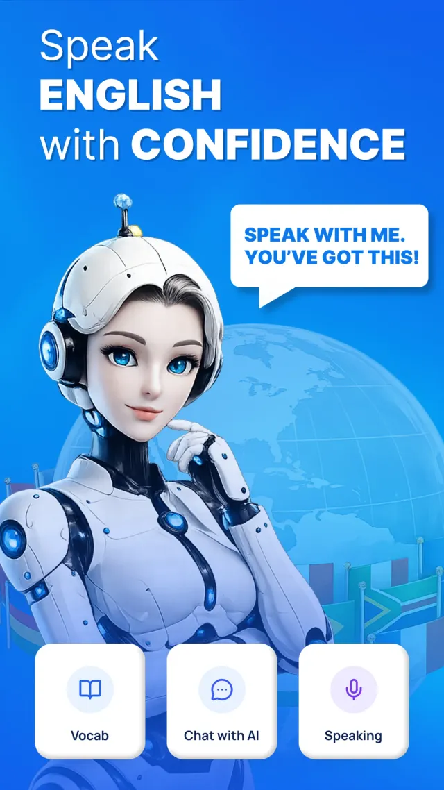 Fluza: AI Language Tutor - Screen 1