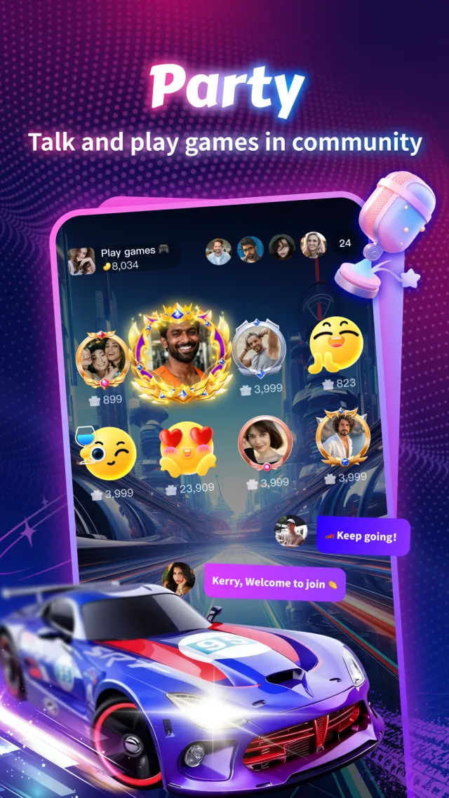 Chamet - Live Chat & Party - Screen 3