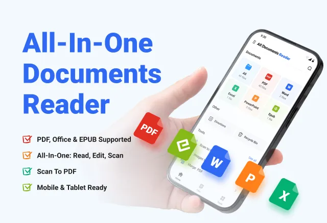 All Document Reader: PDF/Word - Screen 1